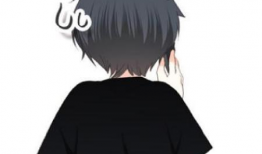 动漫背影男,动漫中的帅气男生形象